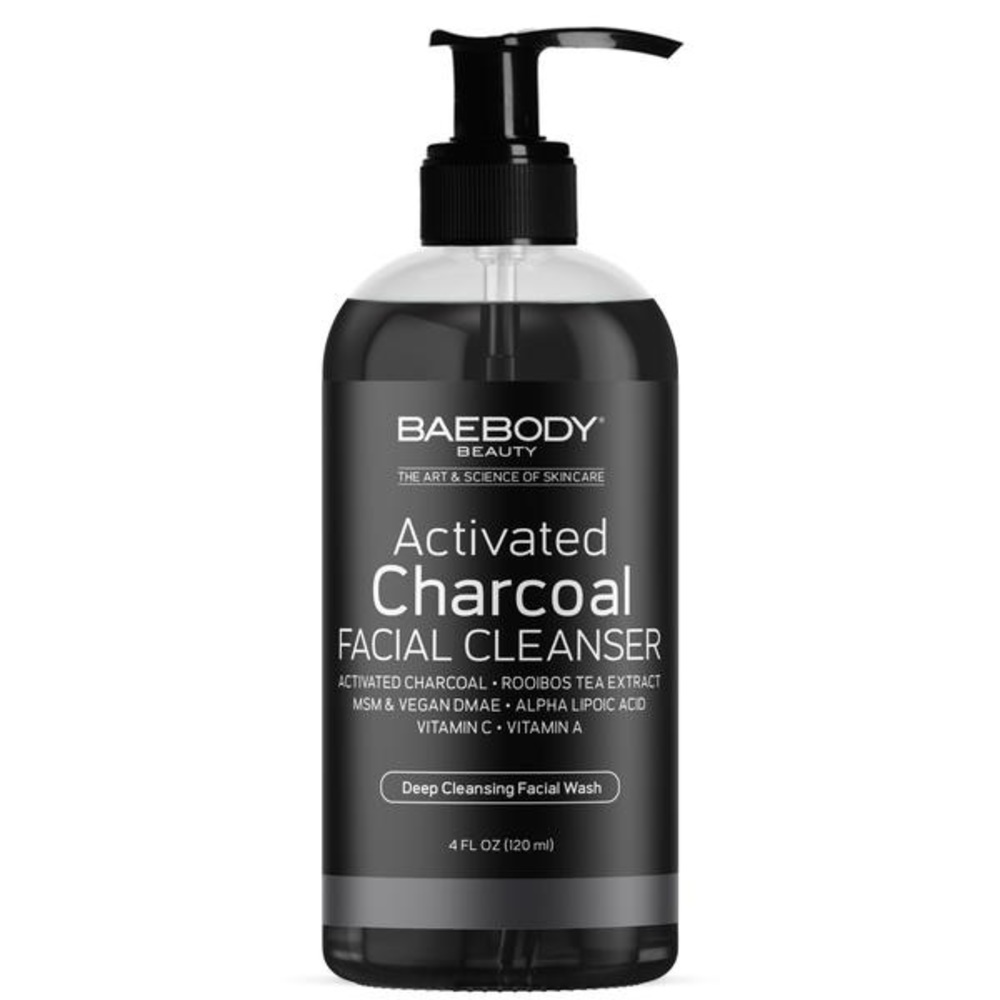 NWOB Baebody Activated Charcoal Facial Cleanser